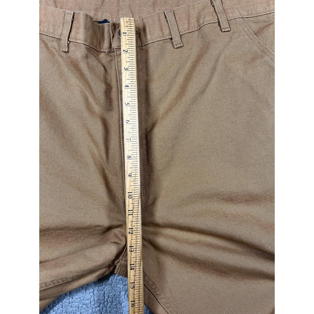 Carhartt Pants Mens 44x36 Brown Relaxed Duck Carpenter Utility Workwear B11-BRN - Picture 10 of 13